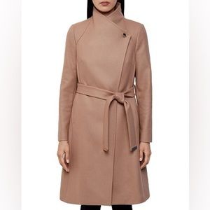Ted Baker Aurore long wrap coat - size 1